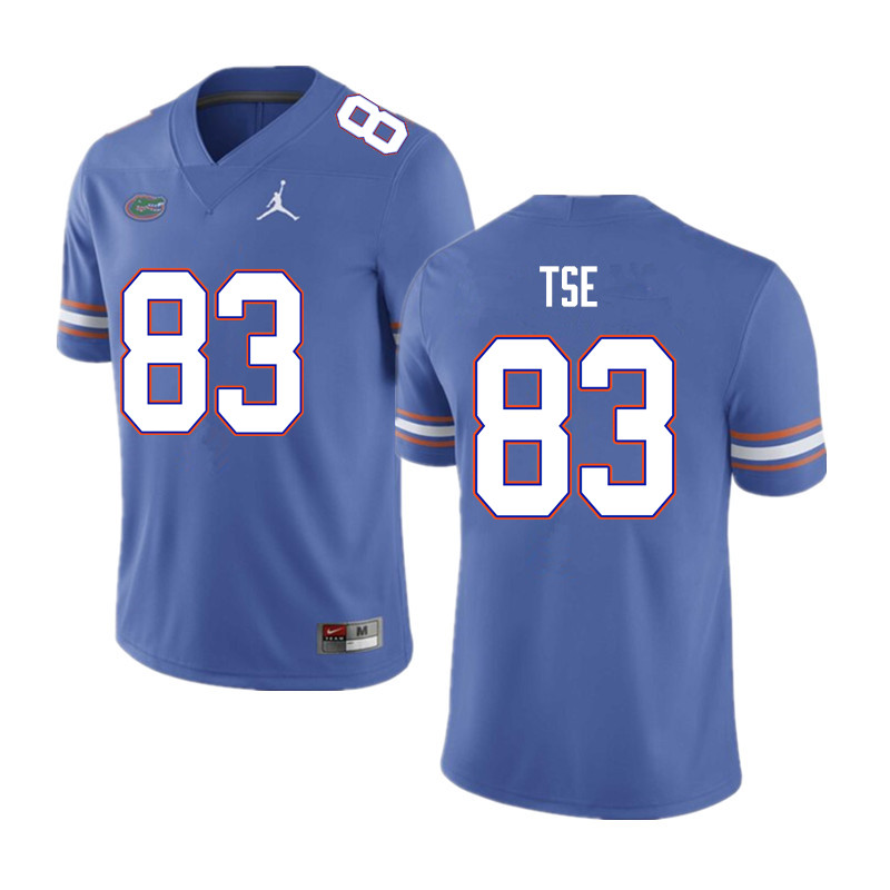 Men #83 Joshua Tse Florida Gators College Football Jerseys Sale-Blue